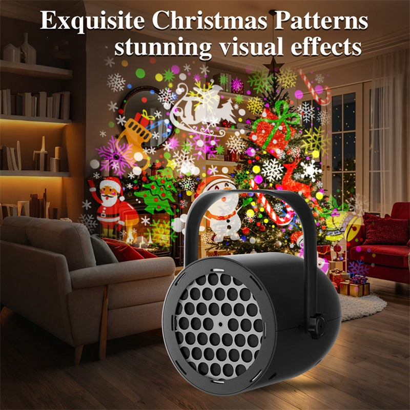 🎁🎅Weihnachts-Sonderverkauf – 50 % Rabatt💝16-Muster-USB-Weihnachtsprojektorleuchte