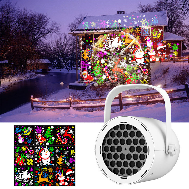 🎁🎅Weihnachts-Sonderverkauf – 50 % Rabatt💝16-Muster-USB-Weihnachtsprojektorleuchte