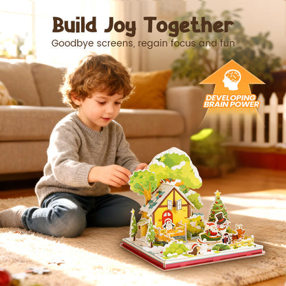 🔥Black-Friday-Mega-Angebot – 50 % Rabatt!🔥3D DIY Weihnachts-Puzzle-Set