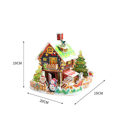 🔥Black-Friday-Mega-Angebot – 50 % Rabatt!🔥3D DIY Weihnachts-Puzzle-Set