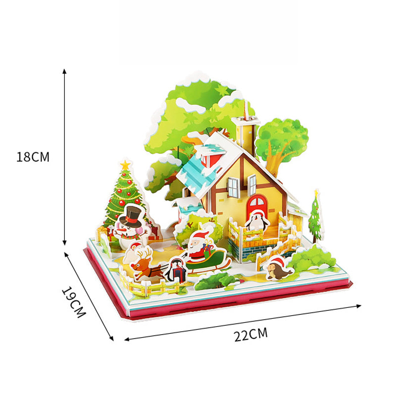 🔥Black-Friday-Mega-Angebot – 50 % Rabatt!🔥3D DIY Weihnachts-Puzzle-Set