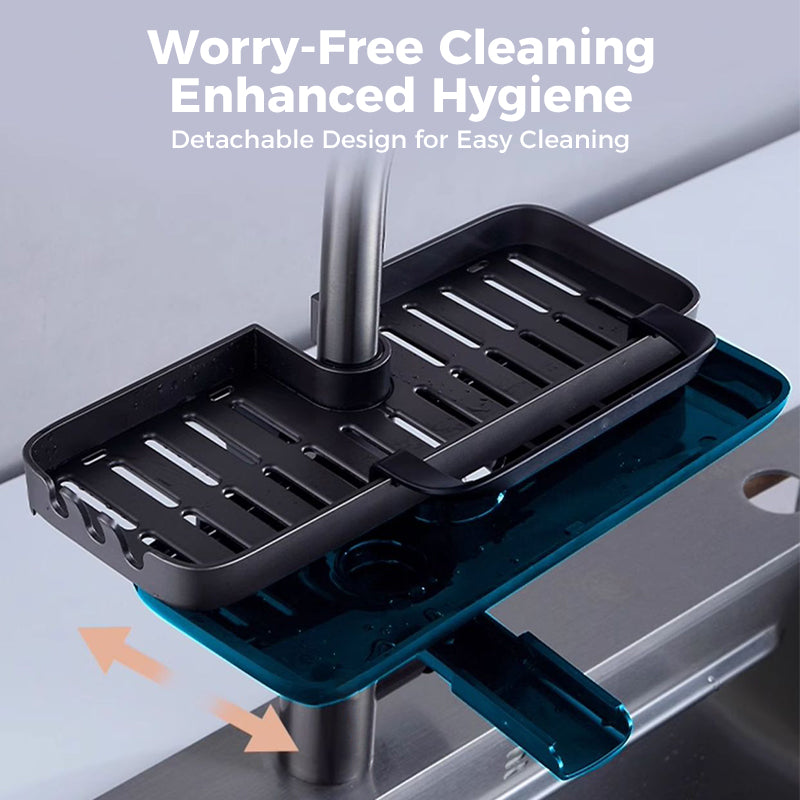 🔥Solange der Vorrat reicht 40 % Rabatt!🎉Abtropfgestell für Spülbecken mit Wasserhahn