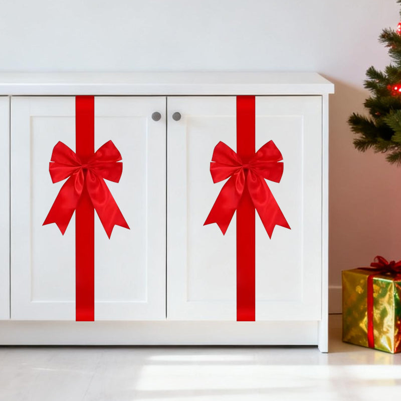 🔥Solange der Vorrat reicht 40 % Rabatt!🎉Große Weihnachts-Schranktür-Schleife