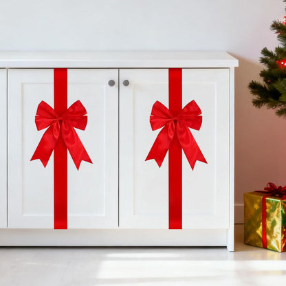 🔥Solange der Vorrat reicht 40 % Rabatt!🎉Große Weihnachts-Schranktür-Schleife