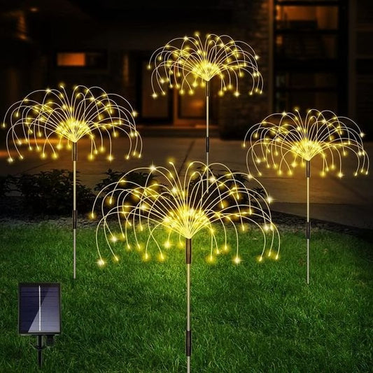 🔥Solange der Vorrat reicht 40 % Rabatt!🎉Wasserdichte Solar-Gartenfeuerwerk-Lampe