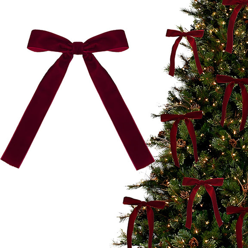 🔥Solange der Vorrat reicht 40 % Rabatt!🎉Elegante Weihnachtsband-Schleife als Christbaumschmuck
