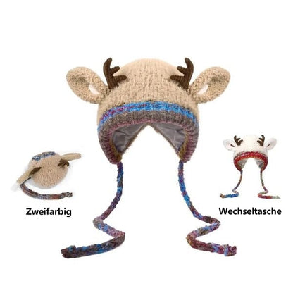 🎁🎄Weihnachtsverkauf - 50% Rabatt🎅Original Festliche Weihnachtsgeweihmütze