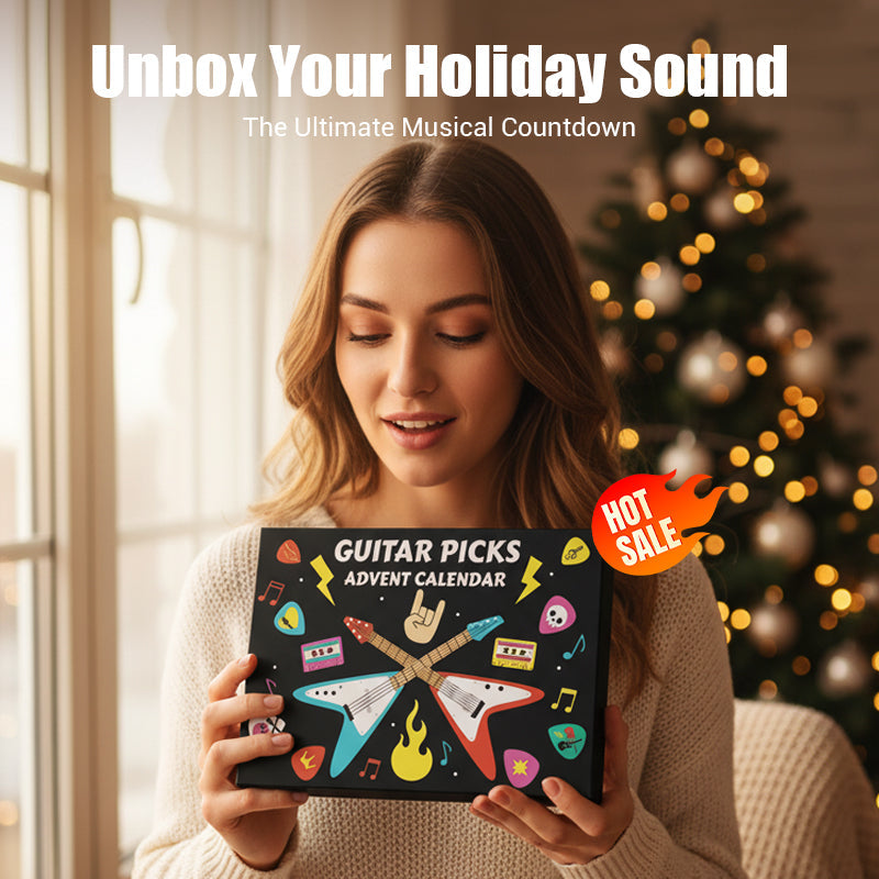 🔥Solange der Vorrat reicht 40 % Rabatt!🎉24-tägiger Weihnachts-Gitarrenpick-Adventskalender