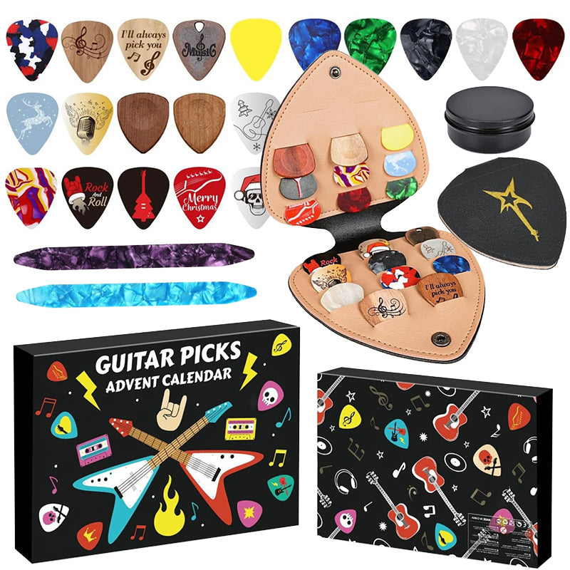 🔥Solange der Vorrat reicht 40 % Rabatt!🎉24-tägiger Weihnachts-Gitarrenpick-Adventskalender