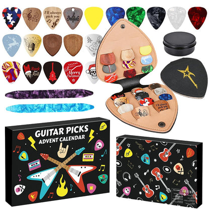 🔥Solange der Vorrat reicht 40 % Rabatt!🎉24-tägiger Weihnachts-Gitarrenpick-Adventskalender