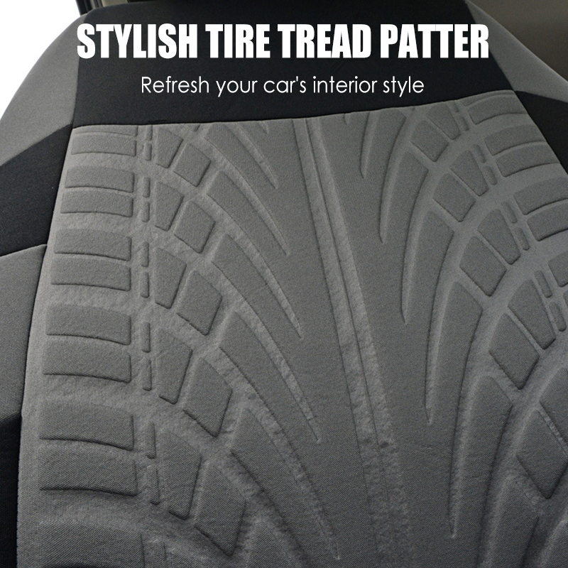🔥Solange der Vorrat reicht 40 % Rabatt!🎉Autositzbezug-Set mit Reifenprofil-Muster