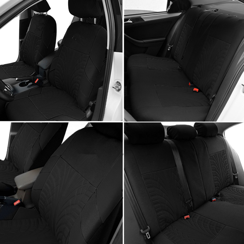 🔥Solange der Vorrat reicht 40 % Rabatt!🎉Autositzbezug-Set mit Reifenprofil-Muster
