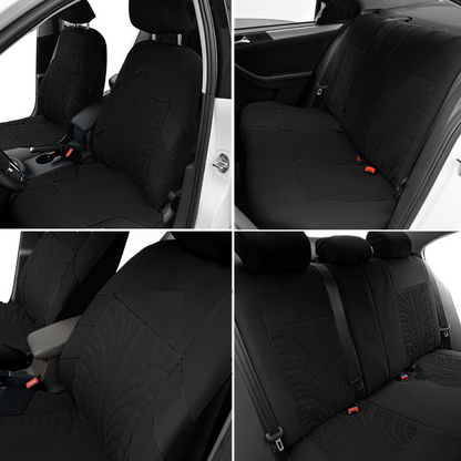 🔥Solange der Vorrat reicht 40 % Rabatt!🎉Autositzbezug-Set mit Reifenprofil-Muster