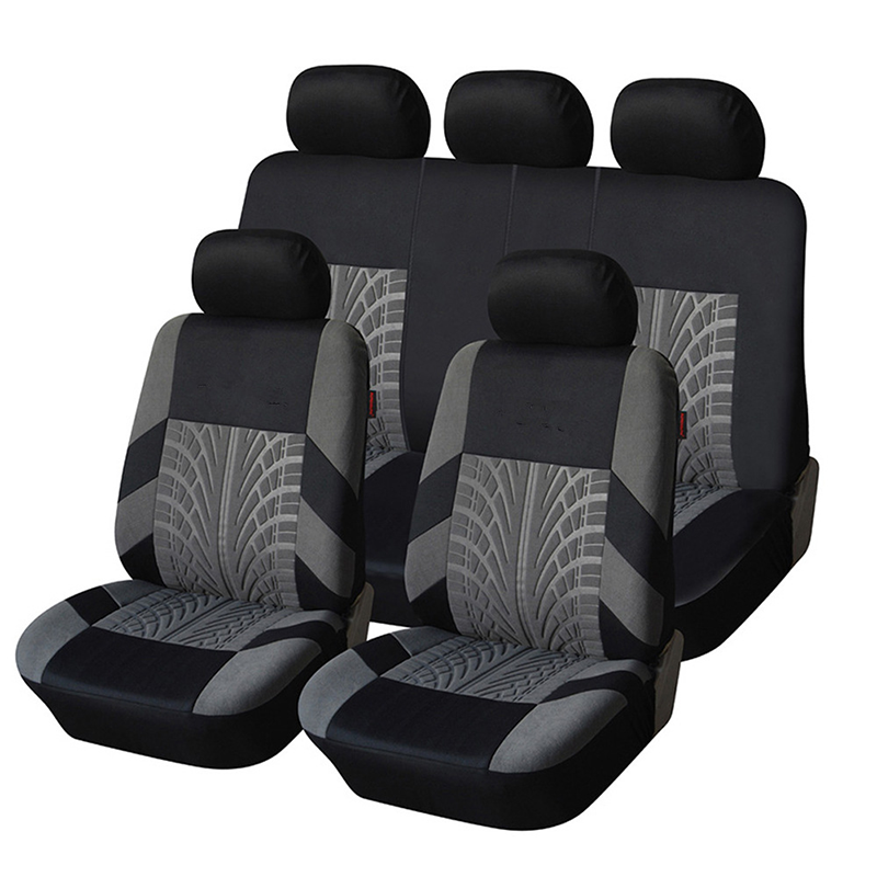 🔥Solange der Vorrat reicht 40 % Rabatt!🎉Autositzbezug-Set mit Reifenprofil-Muster