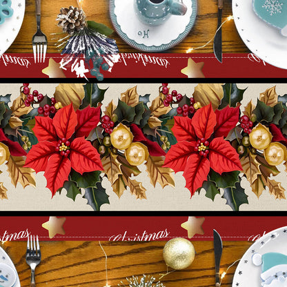 🔥Solange der Vorrat reicht 40 % Rabatt!🎉Dekorativer Tischläufer für Weihnachten und Thanksgiving