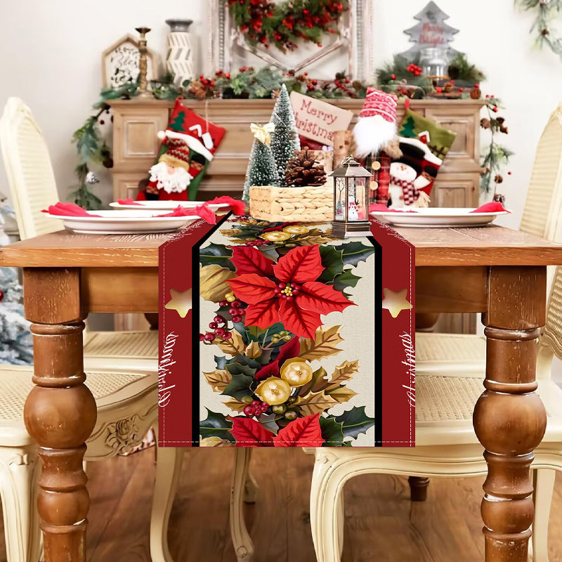 🔥Solange der Vorrat reicht 40 % Rabatt!🎉Dekorativer Tischläufer für Weihnachten und Thanksgiving