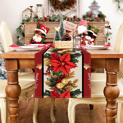 🔥Solange der Vorrat reicht 40 % Rabatt!🎉Dekorativer Tischläufer für Weihnachten und Thanksgiving
