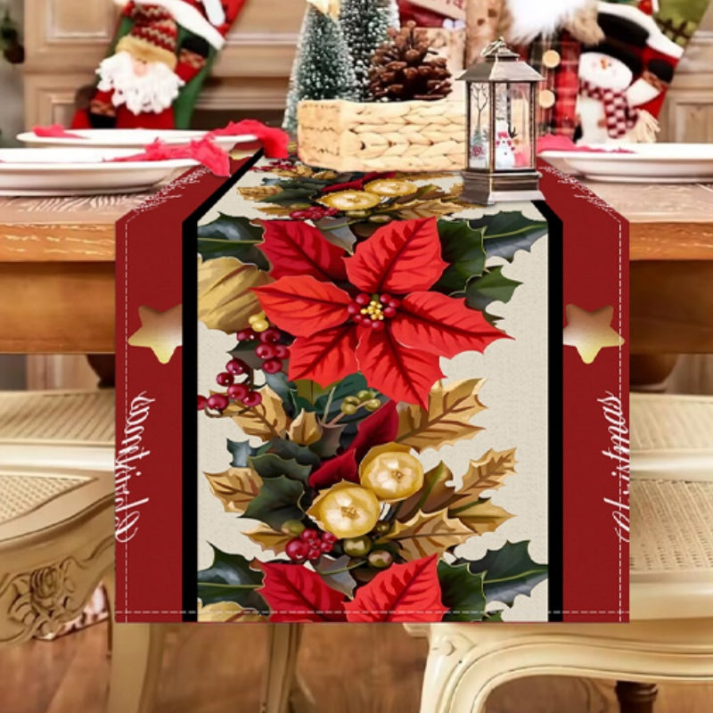 🔥Solange der Vorrat reicht 40 % Rabatt!🎉Dekorativer Tischläufer für Weihnachten und Thanksgiving