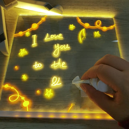 🔥Solange der Vorrat reicht 40 % Rabatt!🎉Kreatives Wiederbeschreibbares Acryl LED Nachrichtenschild