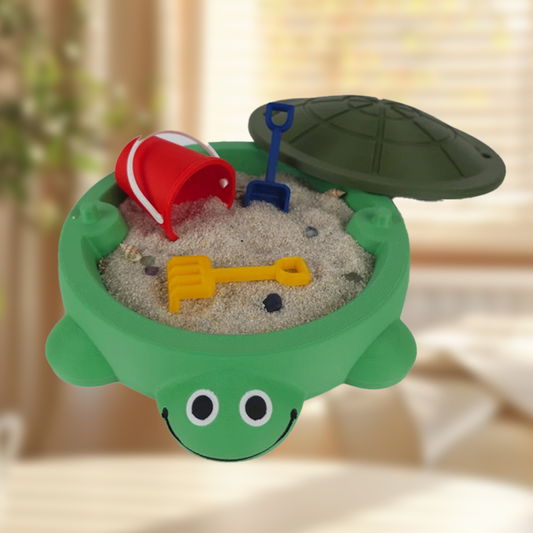 🔥Solange der Vorrat reicht 40 % Rabatt!🎉Sandkasten in Schildkrötenform mit Abdeckung