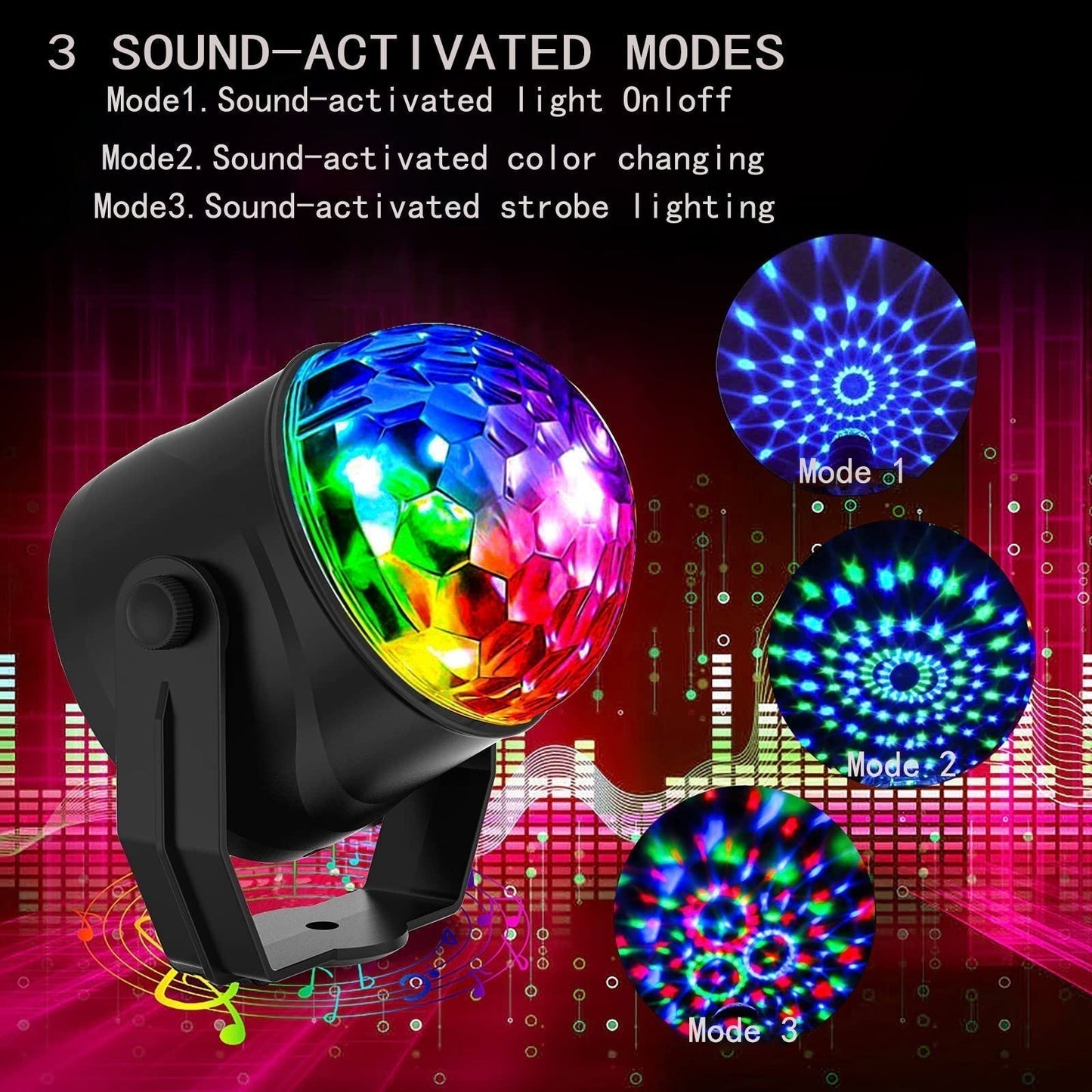 🔥Black-Friday-Mega-Angebot – 50 % Rabatt!🔥Disco-Kugel Bunte rotierende magische Lichtkugel