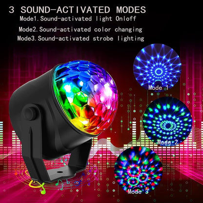 🔥Black-Friday-Mega-Angebot – 50 % Rabatt!🔥Disco-Kugel Bunte rotierende magische Lichtkugel