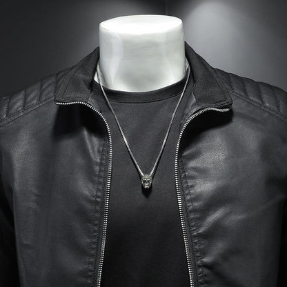 🔥Solange der Vorrat reicht 40 % Rabatt!🧥 Neu in der Kollektion! Klassische Lederjacke Mailand 🔥
