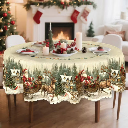 🔥Solange der Vorrat reicht 40 % Rabatt!🎉Weihnachtstischdecke für festliche Tafeln