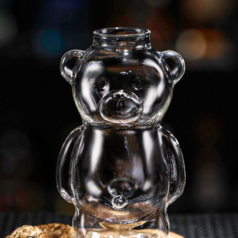 ✨LETZTER TAG DER AKTION Entzückender durchsichtiger Bären-Glasbecher