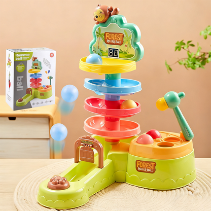 🔥Solange der Vorrat reicht 40 % Rabatt!🎉Interaktives Ball-Fall- und Rollturmspielzeug