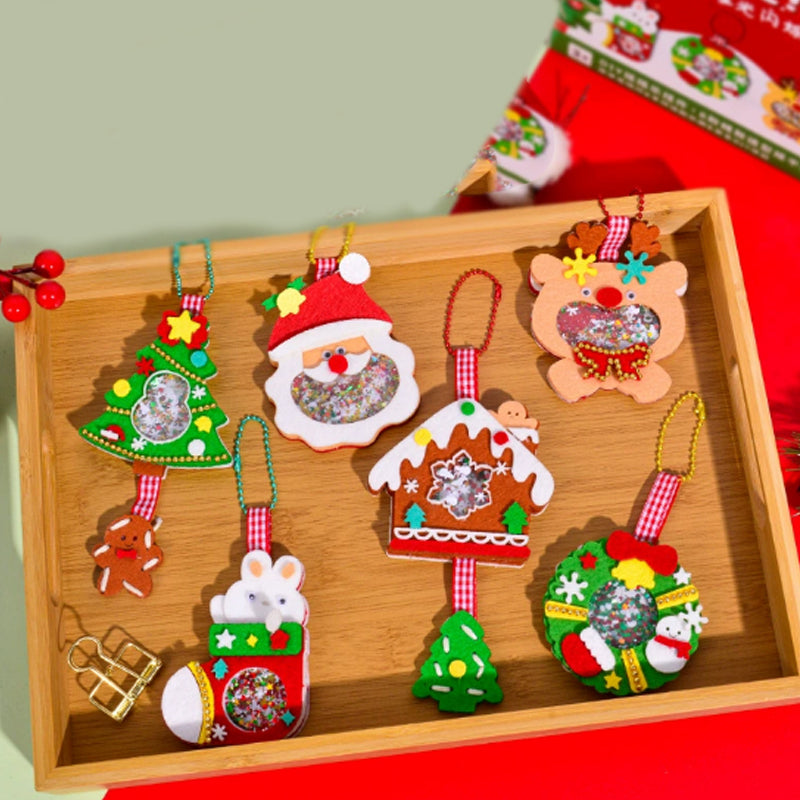🔥Solange der Vorrat reicht 40 % Rabatt!🎉DIY-Bastelset für Weihnachts-Shaker-Ornamente