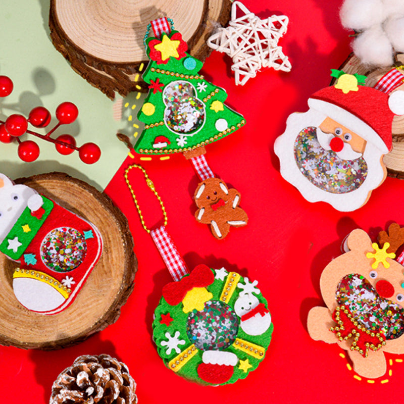 🔥Solange der Vorrat reicht 40 % Rabatt!🎉DIY-Bastelset für Weihnachts-Shaker-Ornamente