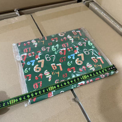 🔥Solange der Vorrat reicht 40 % Rabatt!🎉Witziges Weihnachtsmuster-Geschenkpapier