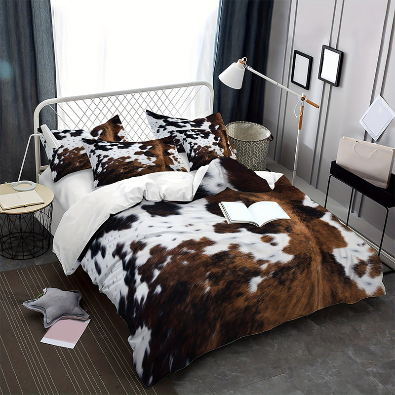 💖Black-Friday-Mega-Angebot – 50 % Rabatt!💖Kuschelweiche Federbettset mit Kuh-Print