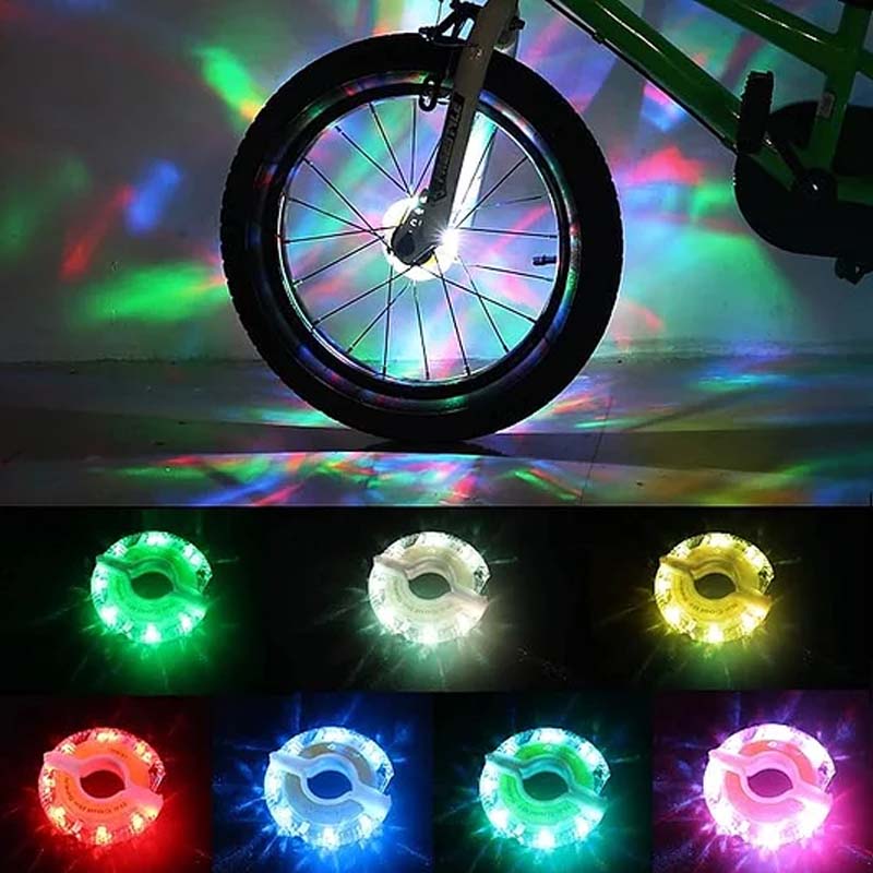 ✨Mehr kaufen, mehr gratis bekommen! 🔥🔥 LED-Fahrradnabenlicht für Nachtfahrten