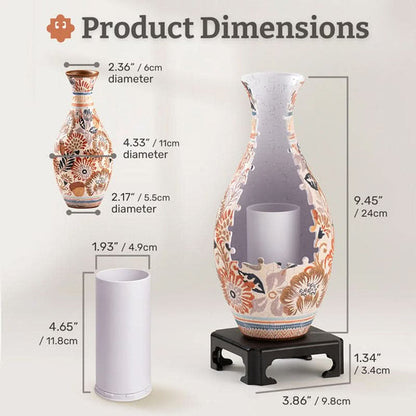 🎄Weihnachtsaktion-50% RABATT🎄3D-Kunst-Puzzle-Vase