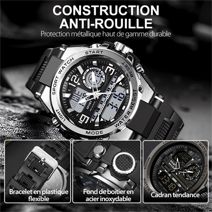✨ Wasserdichte Sportuhr mit Hintergrundbeleuchtung – Robuster Begleiter für aktive Lebensstile! ⌚🏃