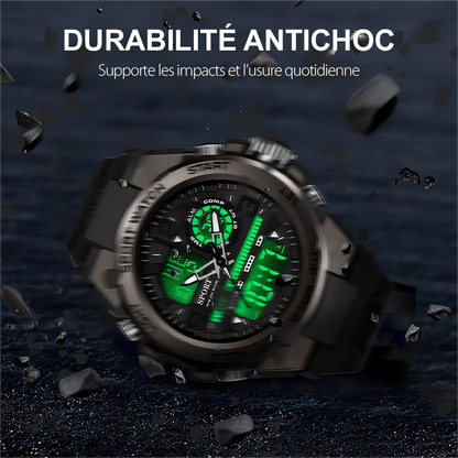✨ Wasserdichte Sportuhr mit Hintergrundbeleuchtung – Robuster Begleiter für aktive Lebensstile! ⌚🏃