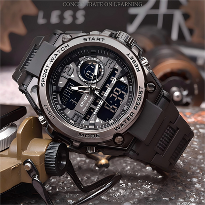 ✨ Wasserdichte Sportuhr mit Hintergrundbeleuchtung – Robuster Begleiter für aktive Lebensstile! ⌚🏃