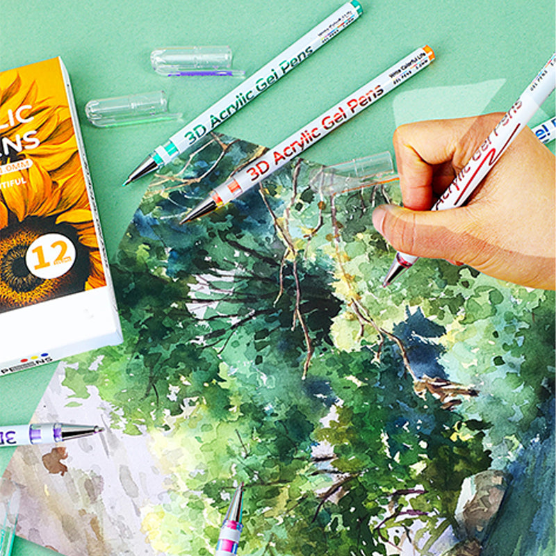 🔥Solange der Vorrat reicht 40 % Rabatt!🎉Mehrfarbiges Gelstift-Set zum Zeichnen und Ausmalen