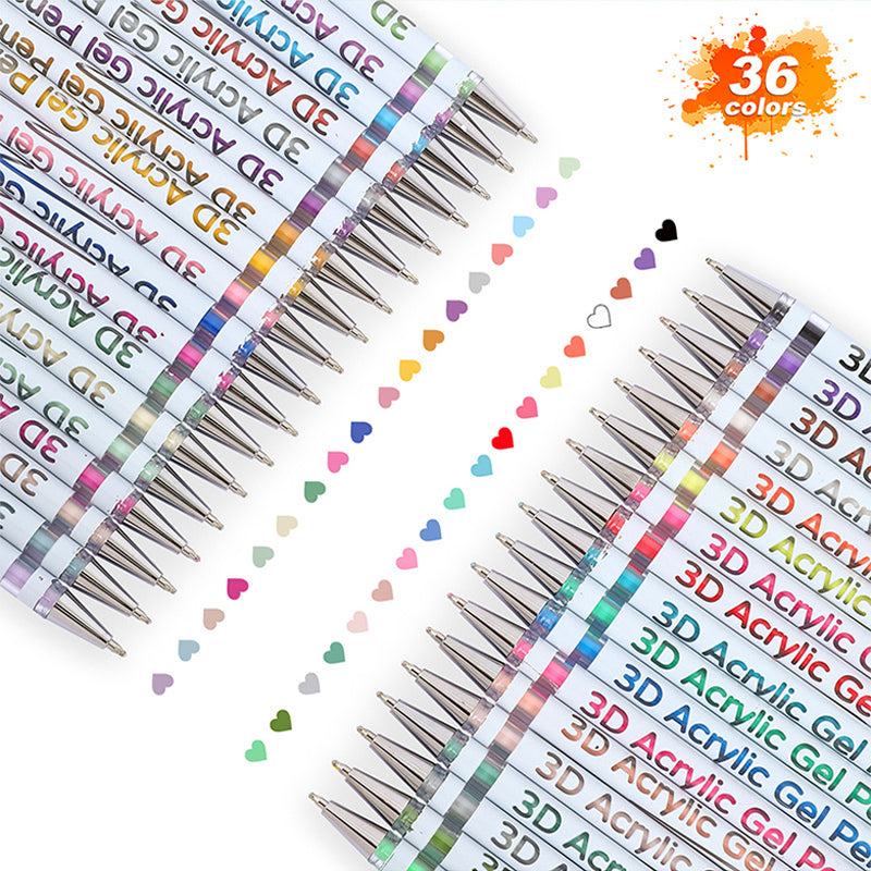 🔥Solange der Vorrat reicht 40 % Rabatt!🎉Mehrfarbiges Gelstift-Set zum Zeichnen und Ausmalen