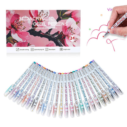 🔥Solange der Vorrat reicht 40 % Rabatt!🎉Mehrfarbiges Gelstift-Set zum Zeichnen und Ausmalen