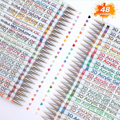 🔥Solange der Vorrat reicht 40 % Rabatt!🎉Mehrfarbiges Gelstift-Set zum Zeichnen und Ausmalen