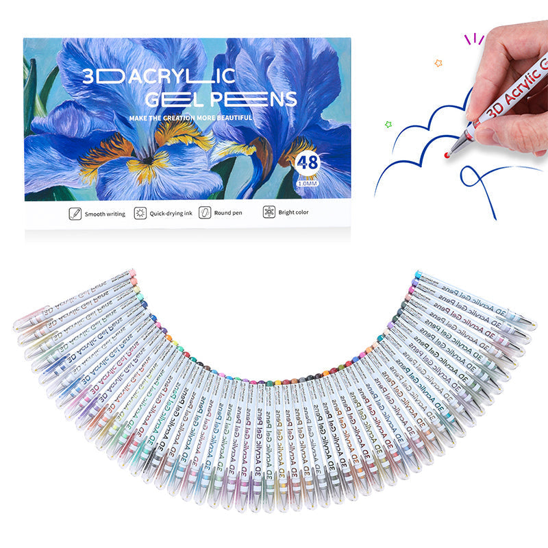 🔥Solange der Vorrat reicht 40 % Rabatt!🎉Mehrfarbiges Gelstift-Set zum Zeichnen und Ausmalen
