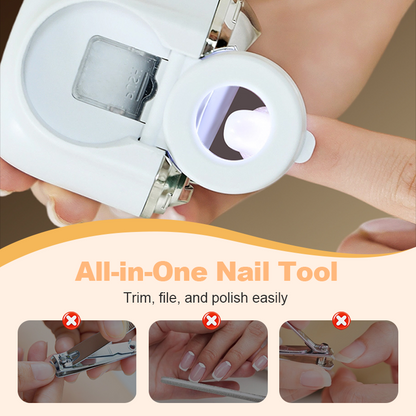 🔥Solange der Vorrat reicht 40 % Rabatt!🎉Elektrische Nagelschere mit Licht