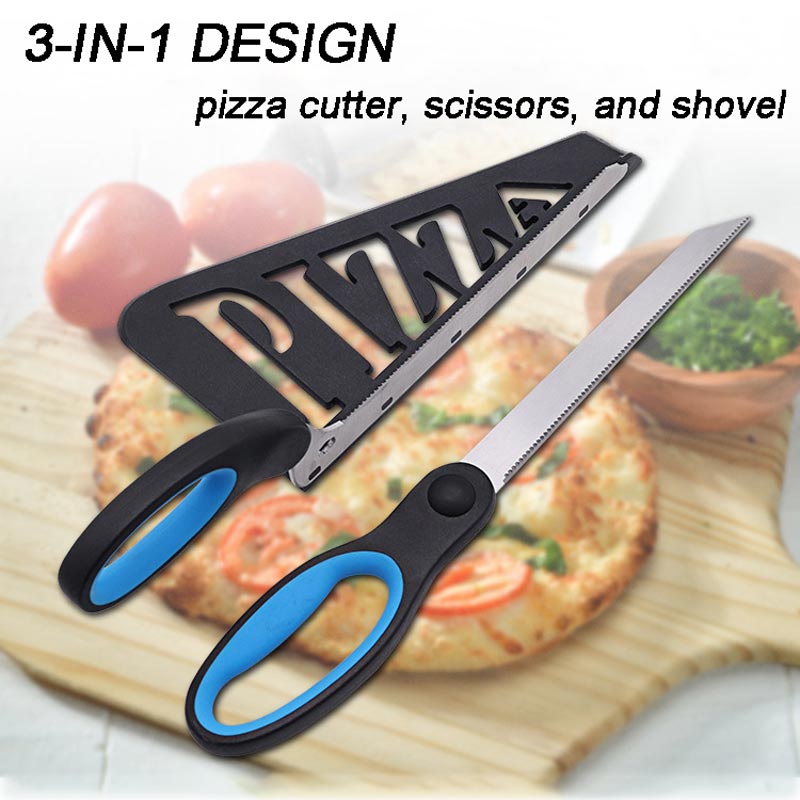 🔥Solange der Vorrat reicht 40 % Rabatt!🎉3-in-1-Pizzaschere aus Edelstahl
