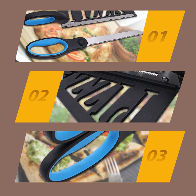 🔥Solange der Vorrat reicht 40 % Rabatt!🎉3-in-1-Pizzaschere aus Edelstahl