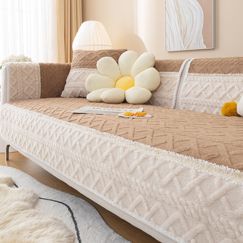 🔥Solange der Vorrat reicht 40 % Rabatt!🎉Rutschfeste Sofabezug aus Fleece