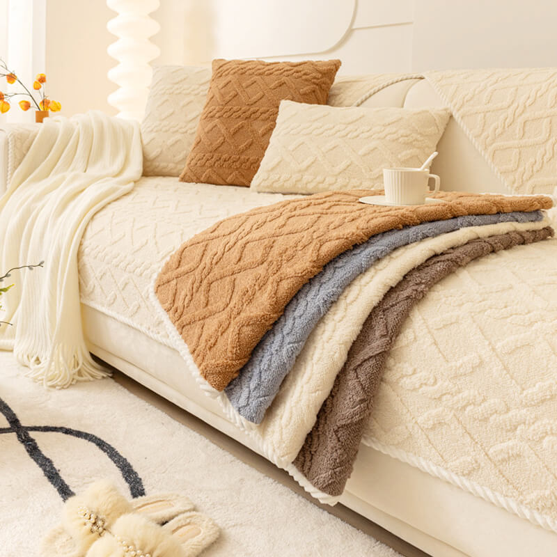 🔥Solange der Vorrat reicht 40 % Rabatt!🎉Rutschfeste Sofabezug aus Fleece