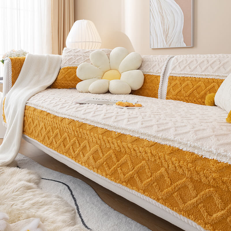 🔥Solange der Vorrat reicht 40 % Rabatt!🎉Rutschfeste Sofabezug aus Fleece